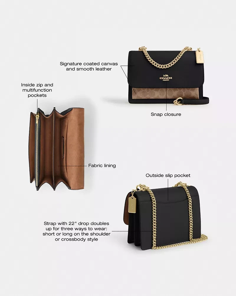 Klare Crossbody Bag In Signature Canvas