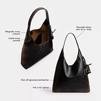 Brooklyn Shoulder Bag In Loved Leather