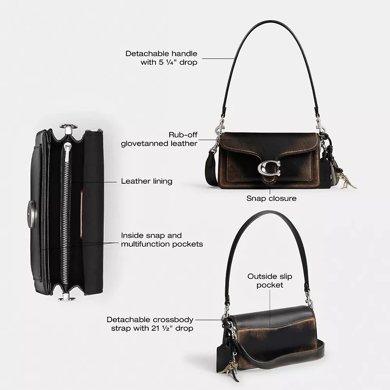Tabby Shoulder Bag 20 In Loved Leather