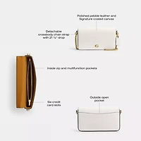Mila Crossbody Bag With Signature Canvas