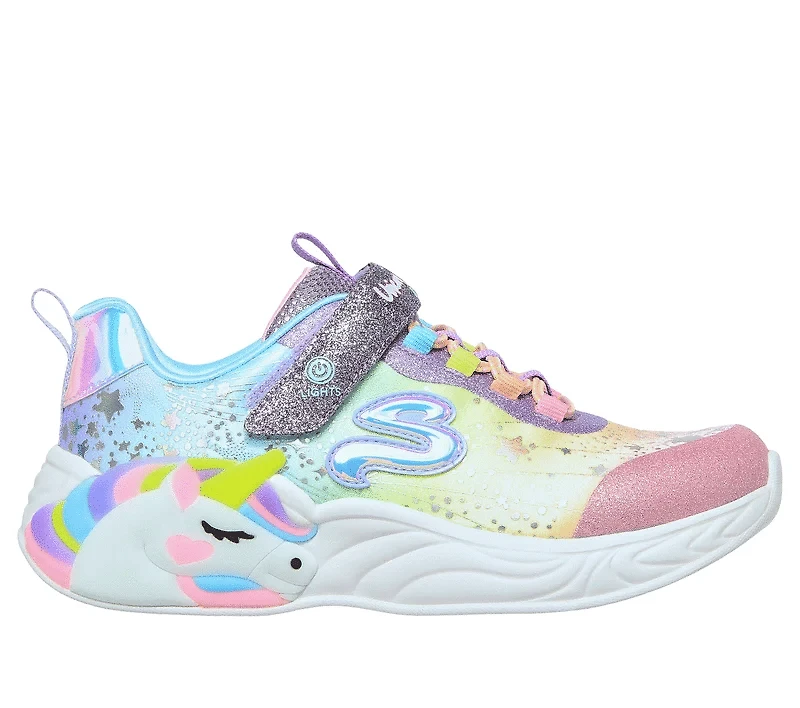Skechers Girl's S Lights S-Lights: Unicorn Dreams : PRMT