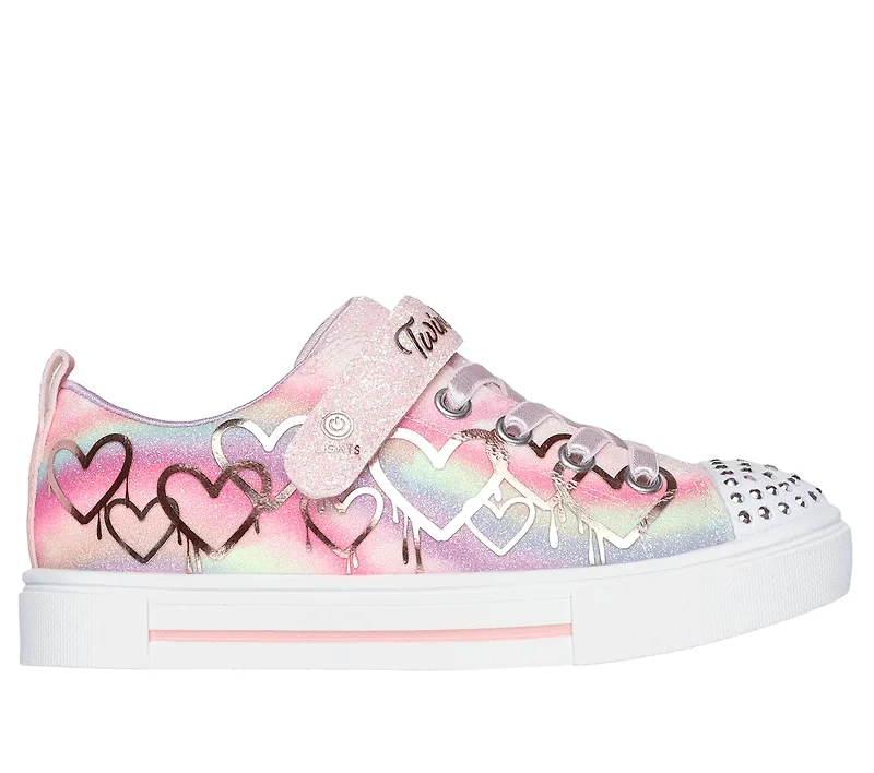 Skechers Girls' Twinkle Toes: Twinkle Sparks - Ombre Love: LPMT