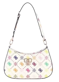 Guess  Emelie Logo Shoulder bag : wht