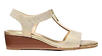 Michael Kors Berkley Mid Wedge Sandal: Gld