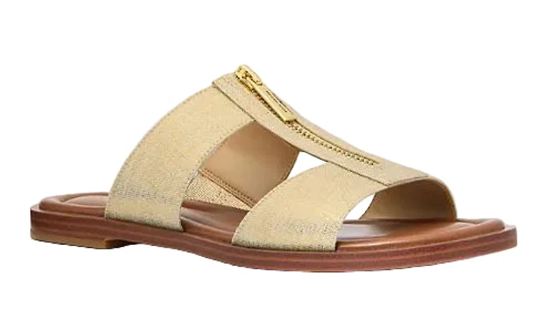 Michael Kors Berkley Flat Sandal: Gld