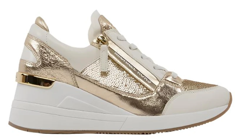 Women's Michael Kors Darby Wedge Sneakers: P.gld