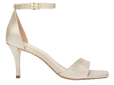 Michael Kors Jaida Metallic Leather Sandal: gold