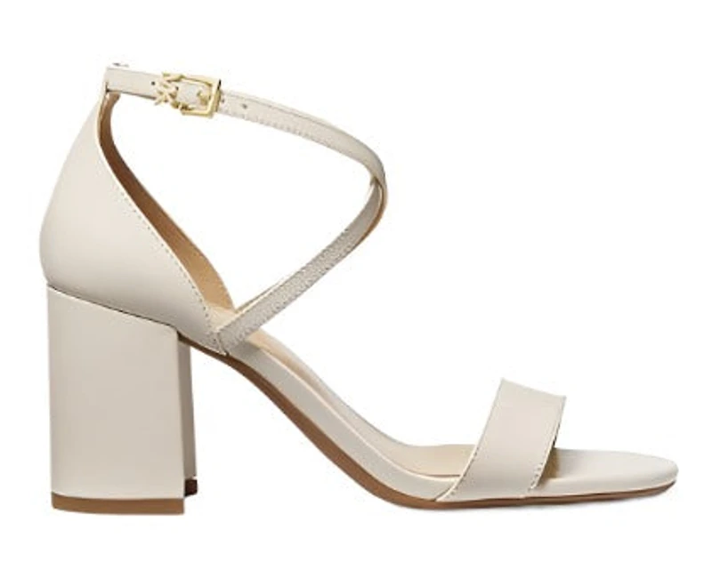 Michael Kors Women Sophie Block Heel Strappy Dress Sandal: Lt.Crm