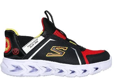 Skechers Boys Slip-Ins S-Lights Hypno-Flash 2.0 - Brisk-Brights: BKRD