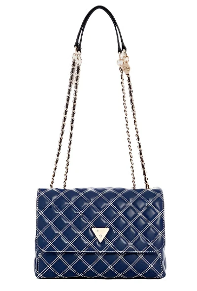 Guess Cruise vibe Convertible Handbag: navy