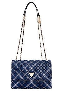 Guess Cruise vibe Convertible Handbag: navy