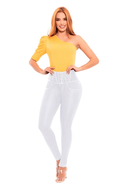 High-Waist Butt-Lifting Jeans