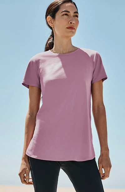 fit progress shirttail tee