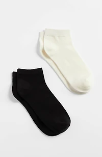 rayon from bamboo-blend ankle socks 2-pair set