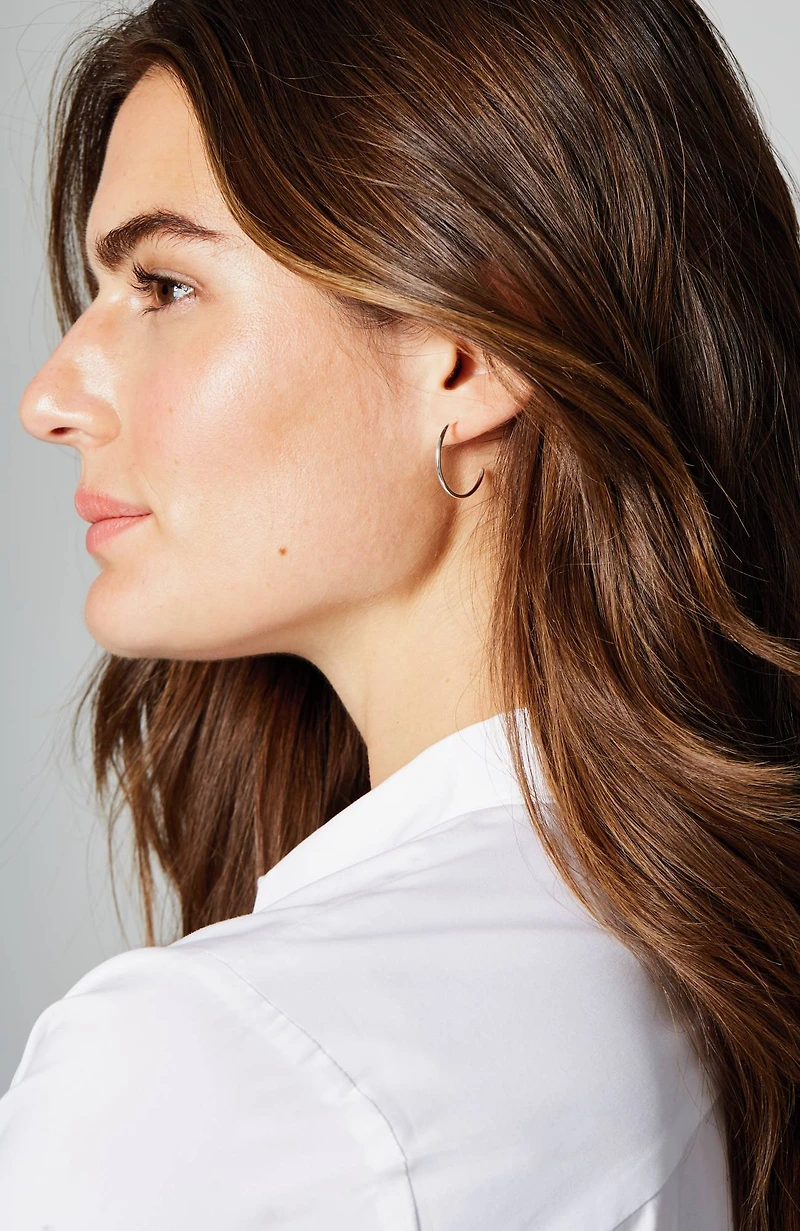 sterling silver hoops