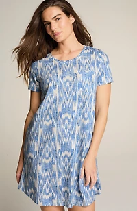 sleep ultrasoft patch-pocket gown