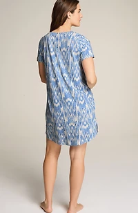 sleep ultrasoft patch-pocket gown