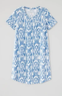 sleep ultrasoft patch-pocket gown