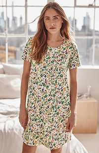 sleep ultrasoft patch-pocket gown