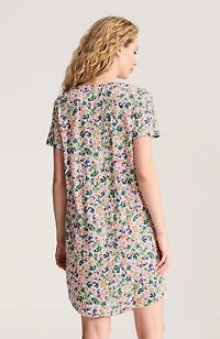 sleep ultrasoft patch-pocket gown