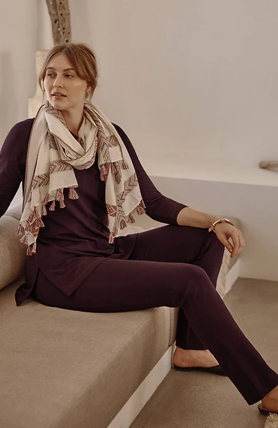 pure jill affinity slim-leg pants