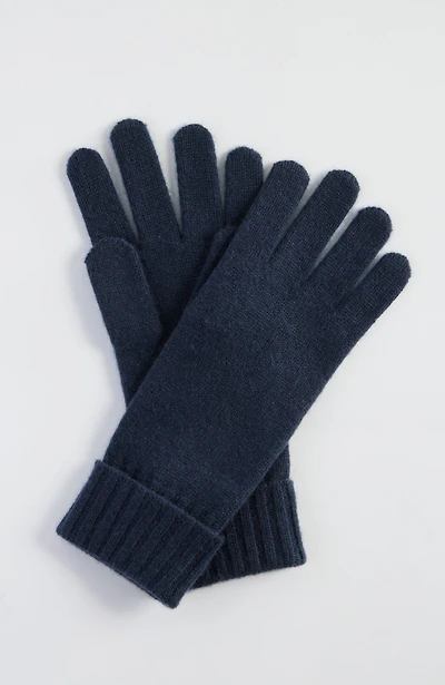 cashmere cuffed gloves