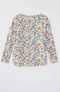 relaxed boat-neck tee