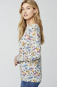 relaxed boat-neck tee