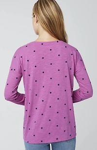 relaxed boat-neck tee