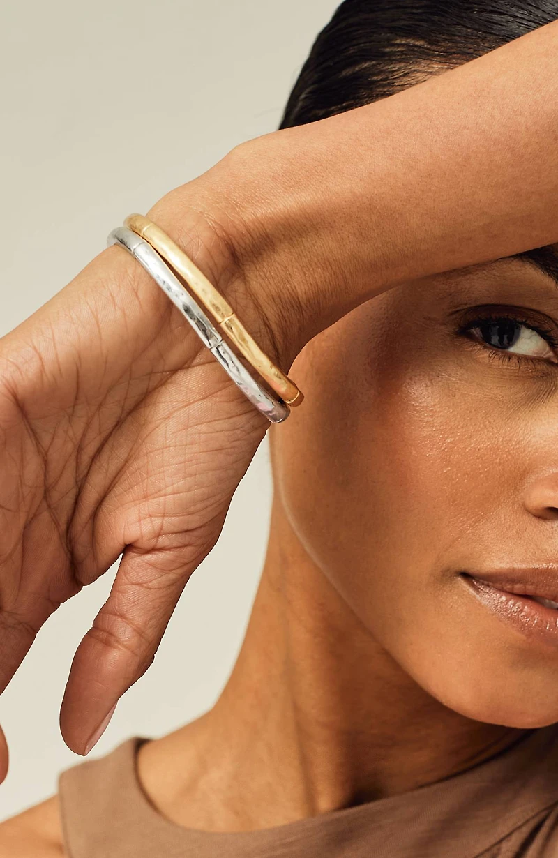modern elements stretch bangles