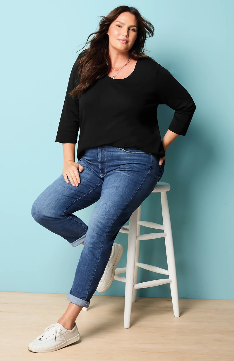 pure jill ballet-sleeve tunic