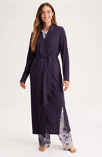 sleep ultrasoft patch-pocket robe