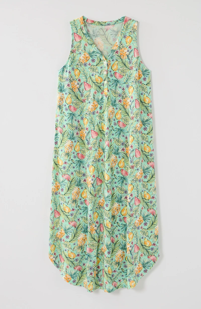 sleep ultrasoft henley gown