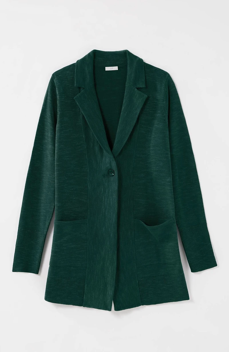 textured sweater-jacket