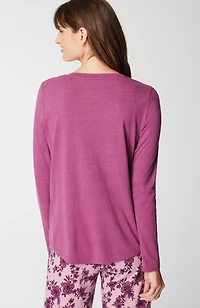 sleep ultrasoft long-sleeve top