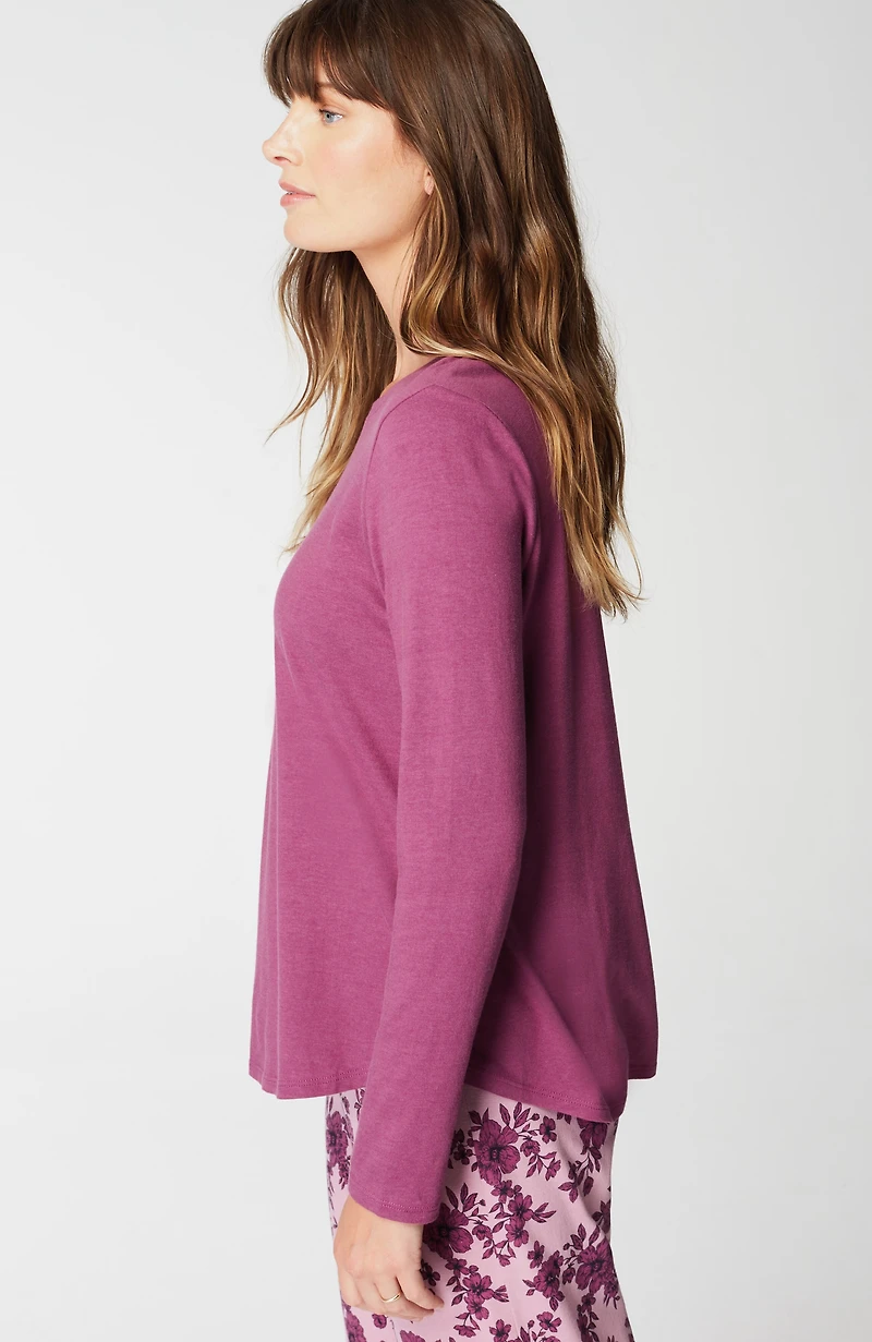 sleep ultrasoft long-sleeve top