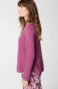 sleep ultrasoft long-sleeve top
