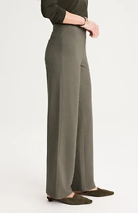 pure jill affinity pull-on wide-leg pants