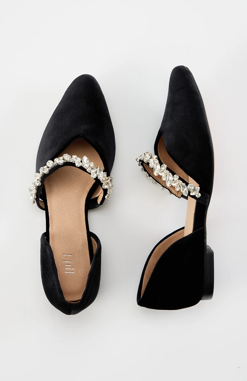 embellished d‘orsay flats