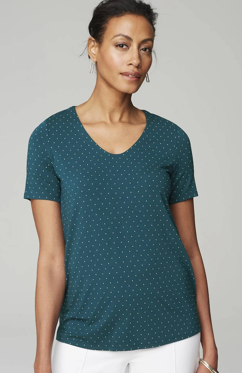wearever soft-v-neck tee