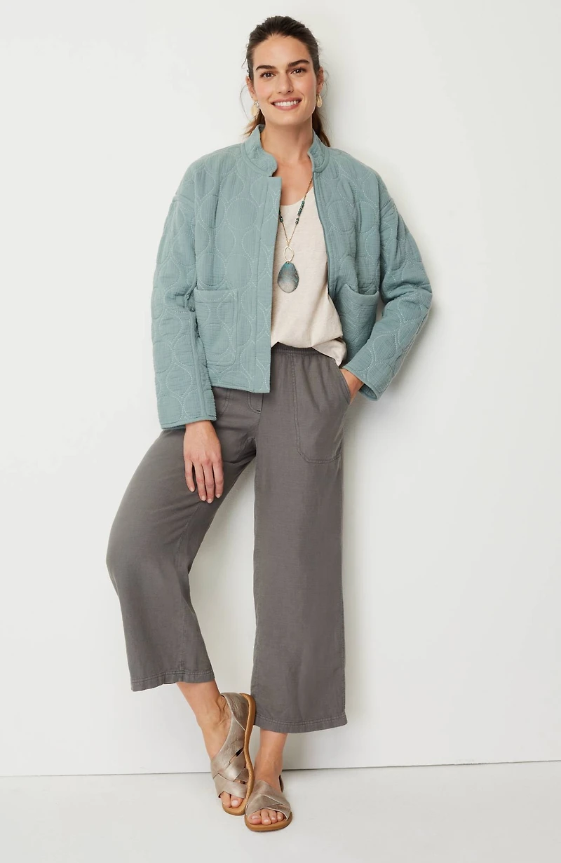 pure jill soft-v-neck layering tank