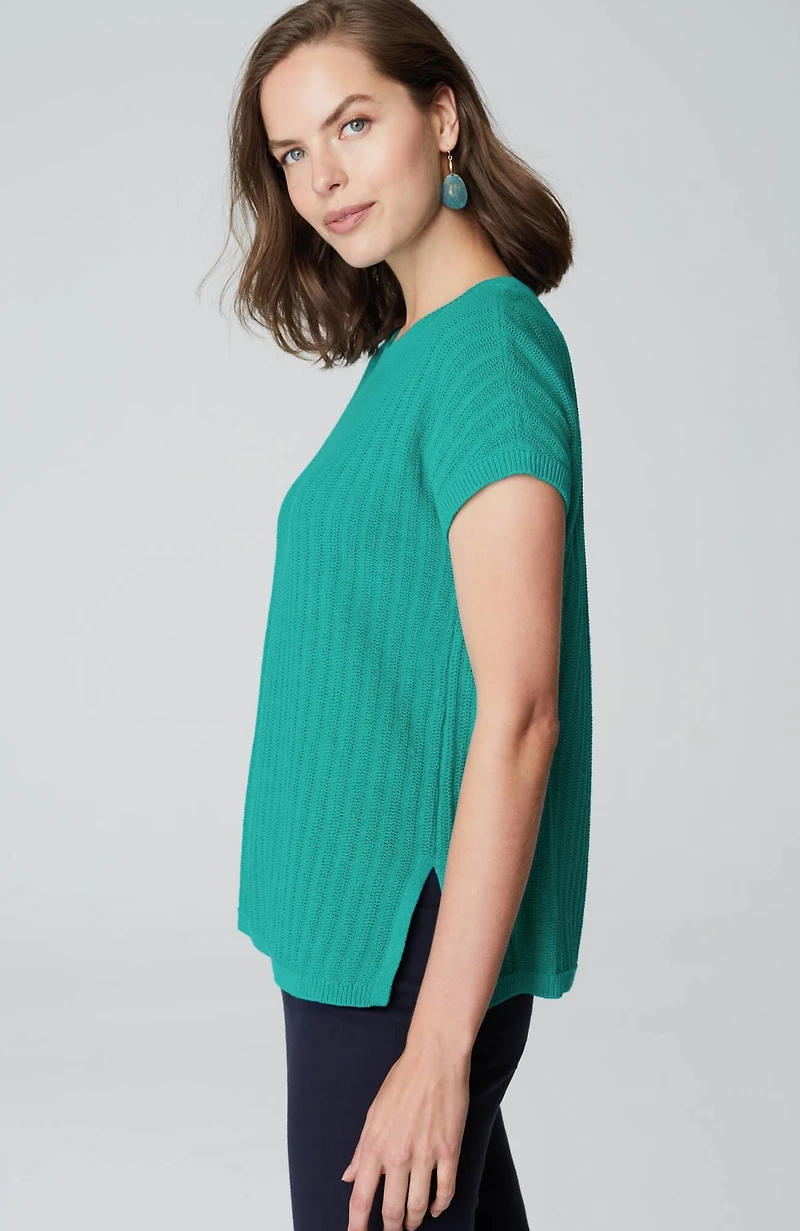 wearever lightweight textured pullover