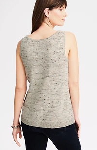 multi-tweed lightweight shell