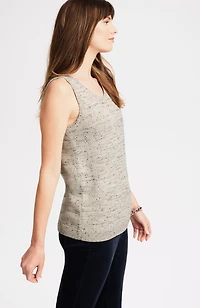 multi-tweed lightweight shell