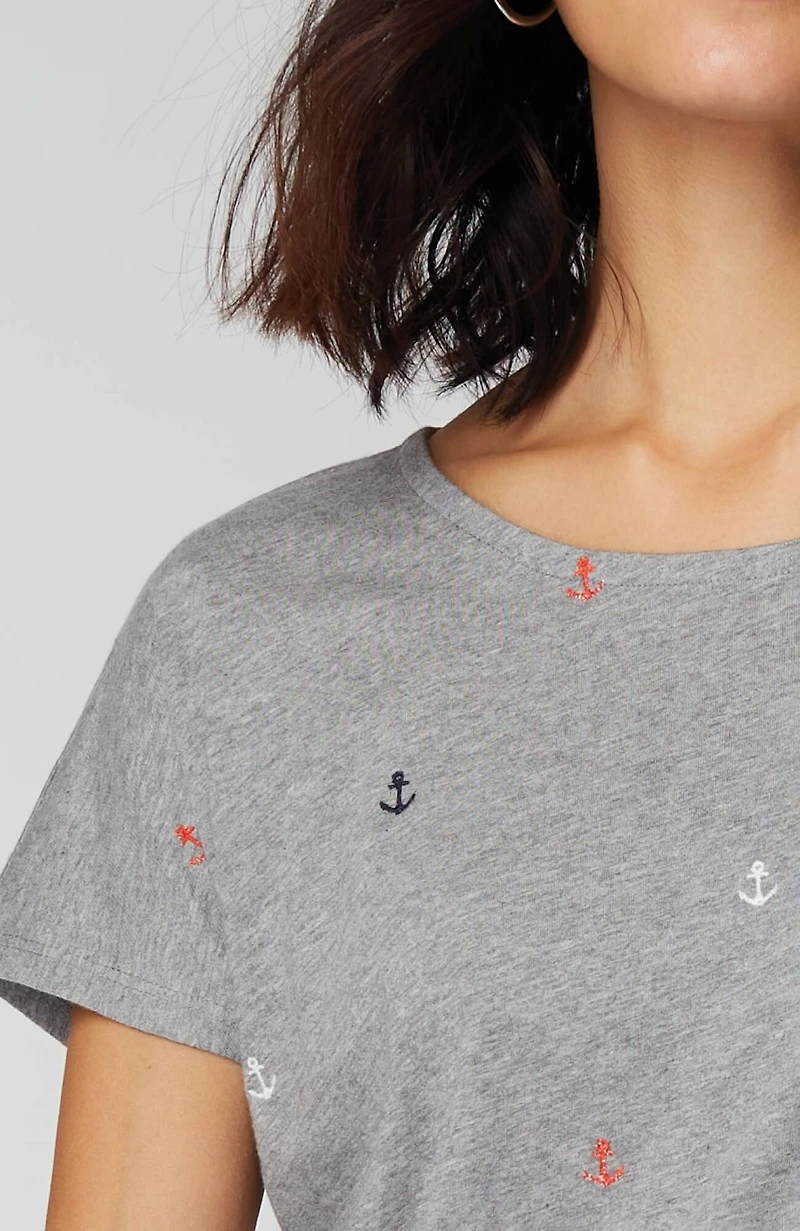 relaxed dolman-sleeve tee