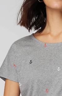 relaxed dolman-sleeve tee