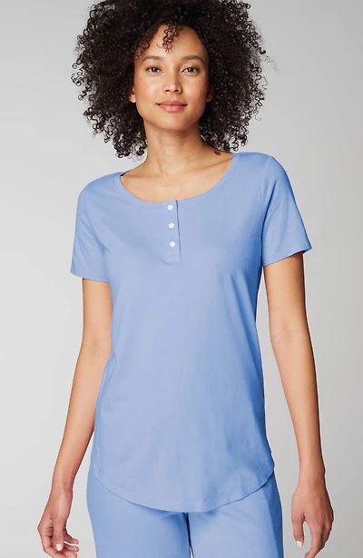sleep ultrasoft short-sleeve henley