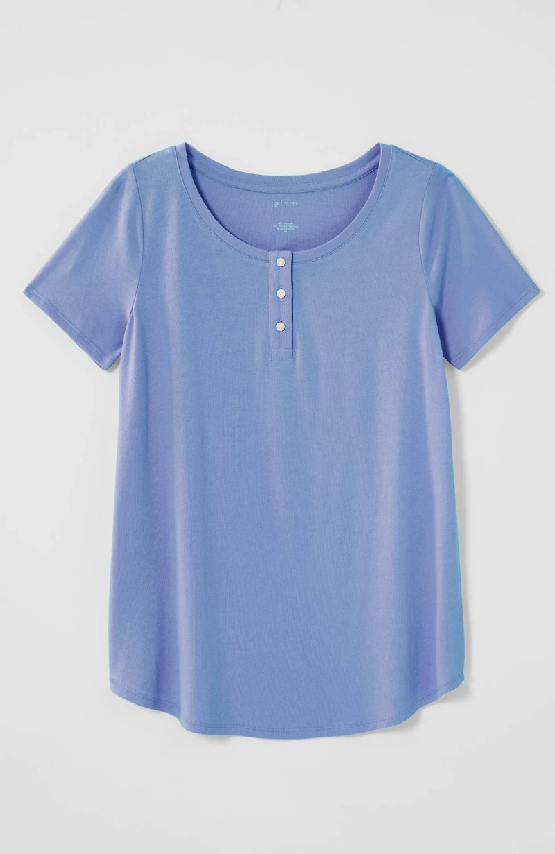 sleep ultrasoft short-sleeve henley