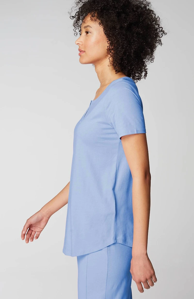 sleep ultrasoft short-sleeve henley