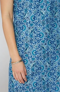 pure jill waist-seamed maxi dress